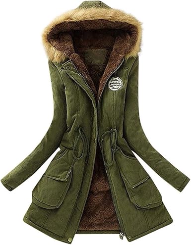 fleece lined long coat