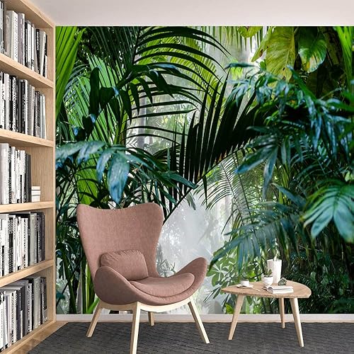 Miniatura 2 de TOKMOCO Custom Foggy Jungle Wallpaper Tropical Forest Removable Mural Decoracion for Living Room Walls Papers