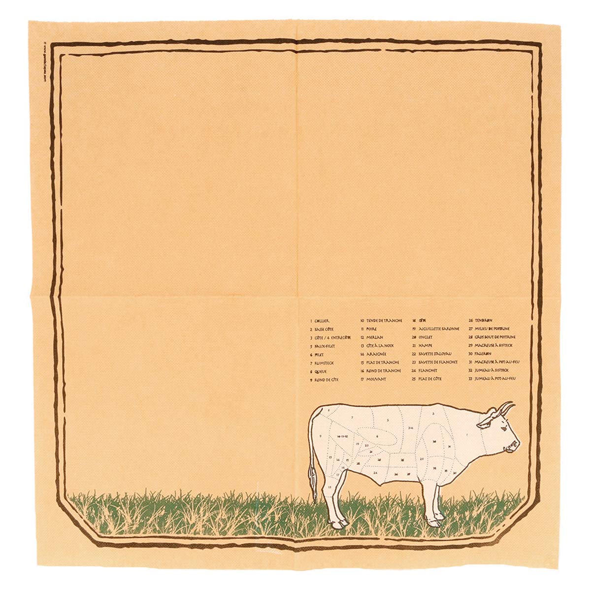 Serwetki "Double Point" Ecolabel "Chicago" 18 G/M2 40 x 40 cm asortyment ręczników papierowych - 1200 un.