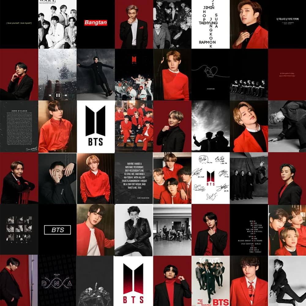 KARTMEN Pack of 50 BTS Premium Photo collection, BTS Proof album