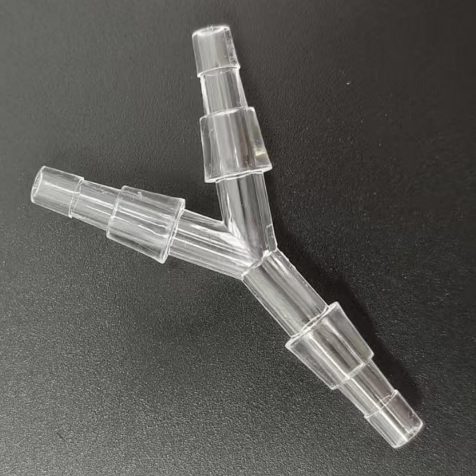 Y-Type Hose Barb Fitting - 3 Way Equal Barbed Adapter for Laboratory and Food Machinery - 25 Pack(4.8mm 3/16inch Extended PC)