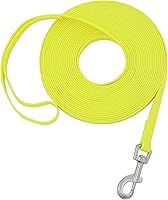 Vista 1 de Correa larga impermeable duradera para entrenamiento de retiro de perros, ideal para senderismo al aire libre, entrenamiento, patio, playa y Amarillo