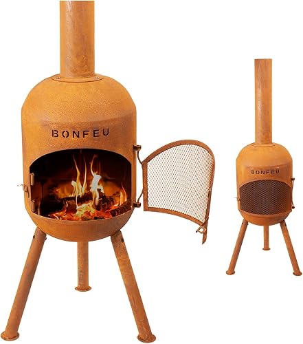 Poêle de terrasse en acier BonFeu BonSolo