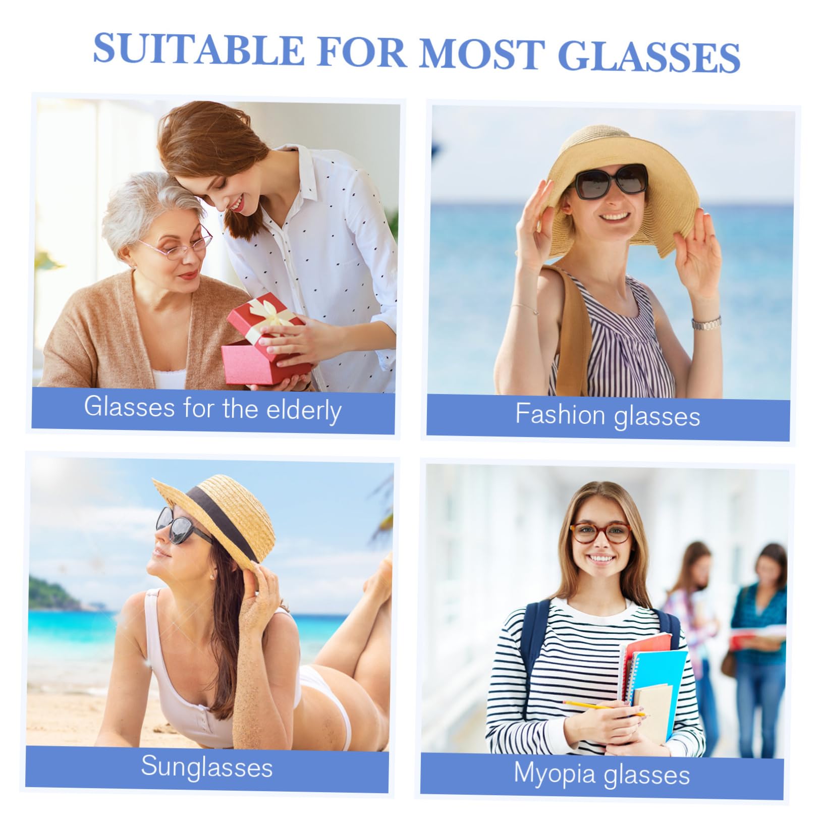 SOLUSTRE Branche De Lunettes Metal Pour Femmes Et Hommes Branche De Remplacement De Lunettes De Soleil