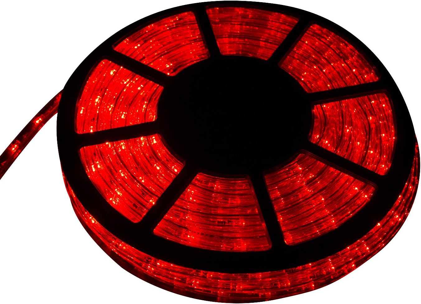 15M 50FT 110V 540 LED Rope Light Home Indoor/Outdoor Christmas Decorative Party Lighting Red 50 FT Red