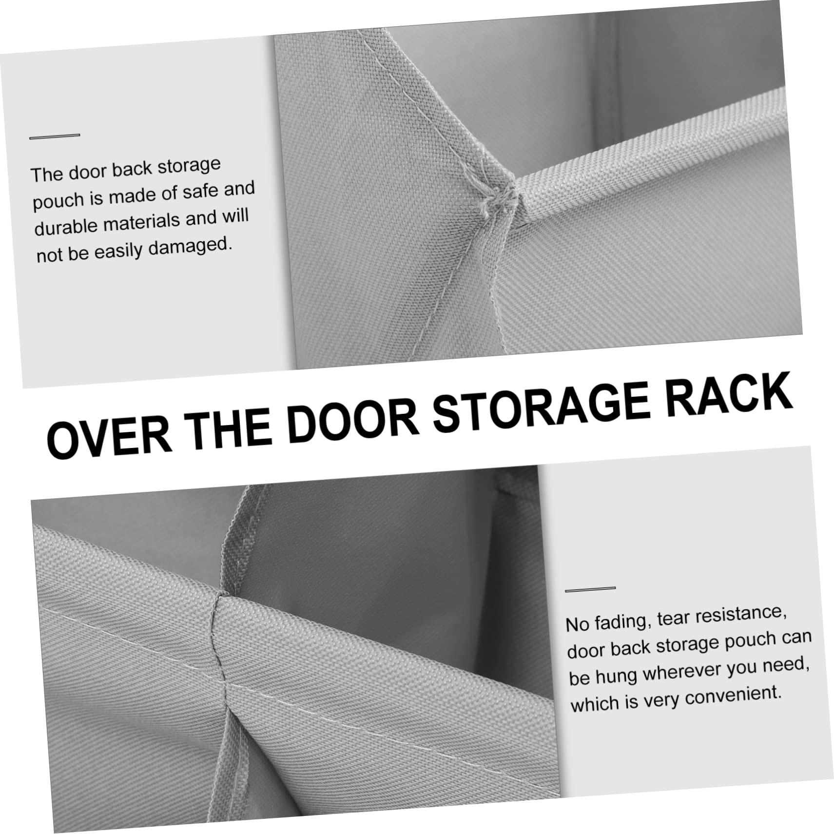 Hemobllo Wall Hanging Storage Bag Multi Layer Oxford Cloth Organizer