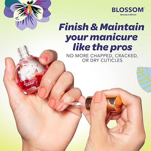 Miniatura 5 de Aceite de cutícula Blossom para uñas, hidratante, hidratante, aceite de uñas perfumado para el cuidado de la cutícula, infundido con flores reales,