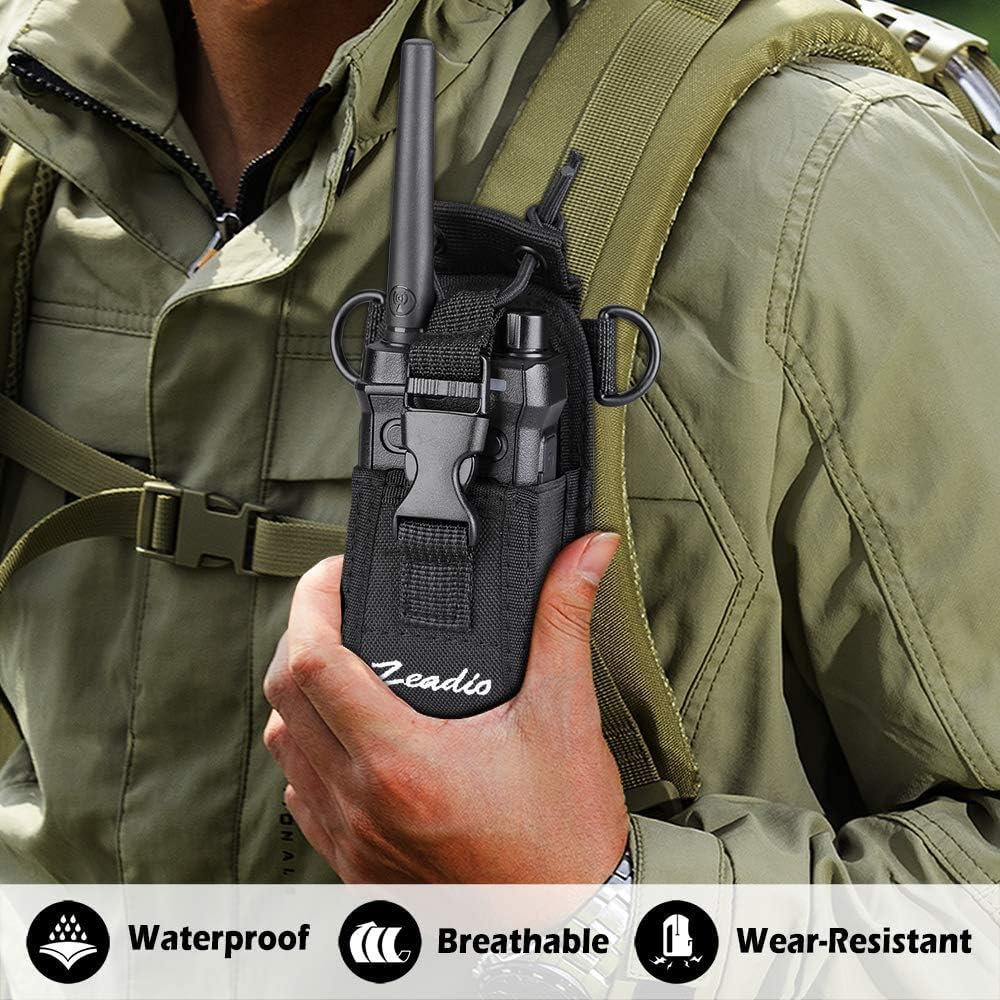 Zeadio Multi-Function Pouch Case Holder for GPS Phone Two Way Radio (ZNC-C, Pack of 1)