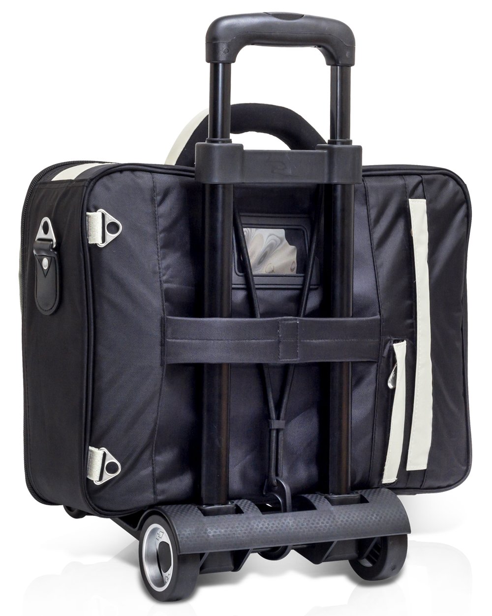 Élite Bags Mod. PRACTI´S | Maletín médico asistencia domiciliaria | Múltiples compartimentos internos | Con separadores y velcro ajustable | Azul o negro | Diseñado en España | TOP VENTAS | MATERIAL MÉDICO NO INCLUÍDO