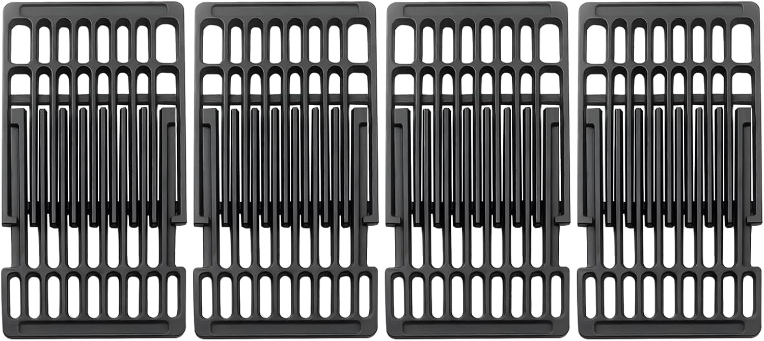 Cast Iron Adjustable Cooking Grates Replacement Universal Expandable Adjust Cooking Grill Grids, DIY BBQ Grill Grid