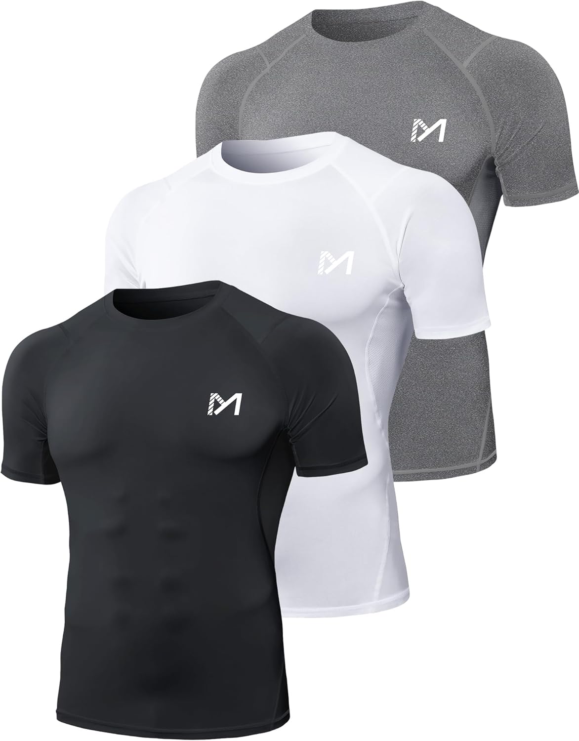 MEETYOO T-shirt De Compression à Manches Longues Pour Homme, Pour