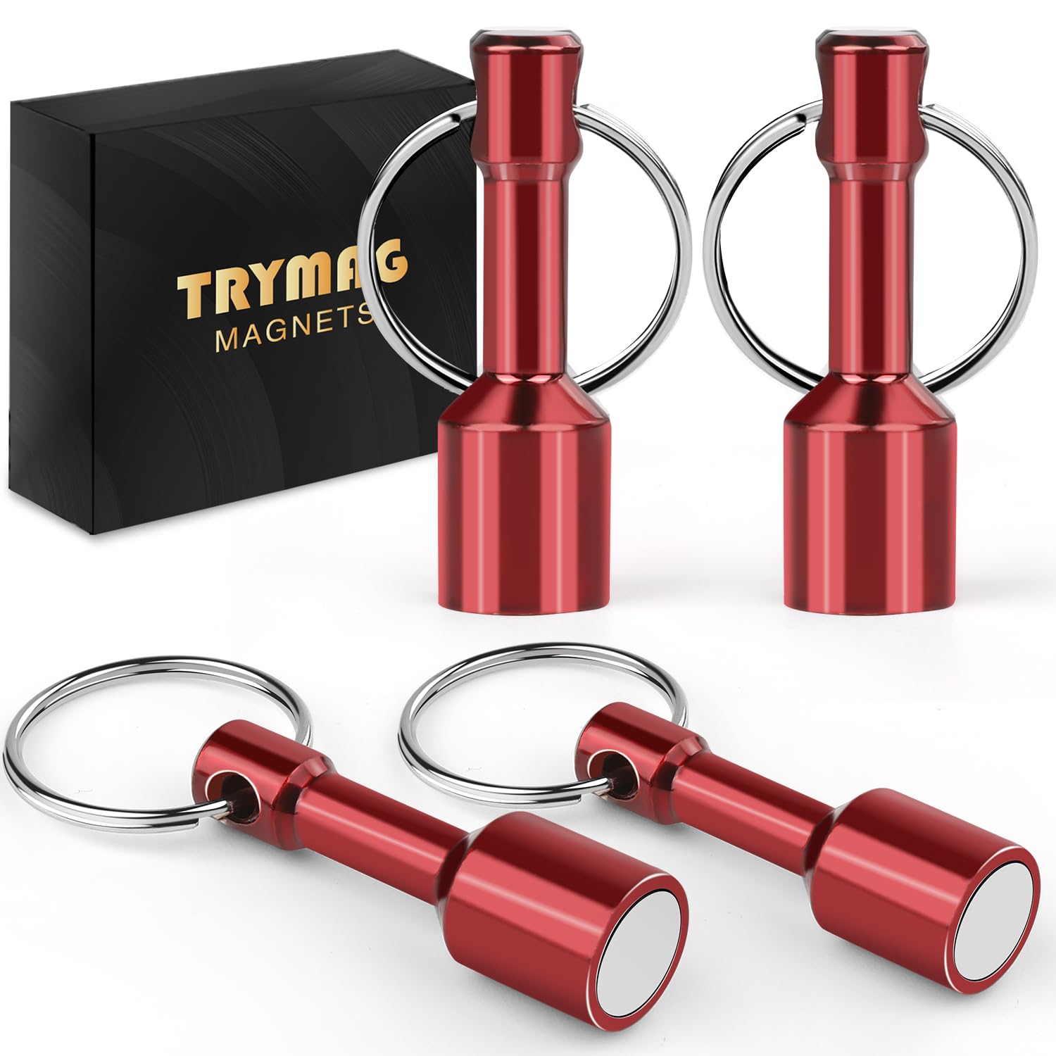 TRYMAG 4 PCS Magnet Key Chain Gold Testing Kit, Silver — Amazon image 13