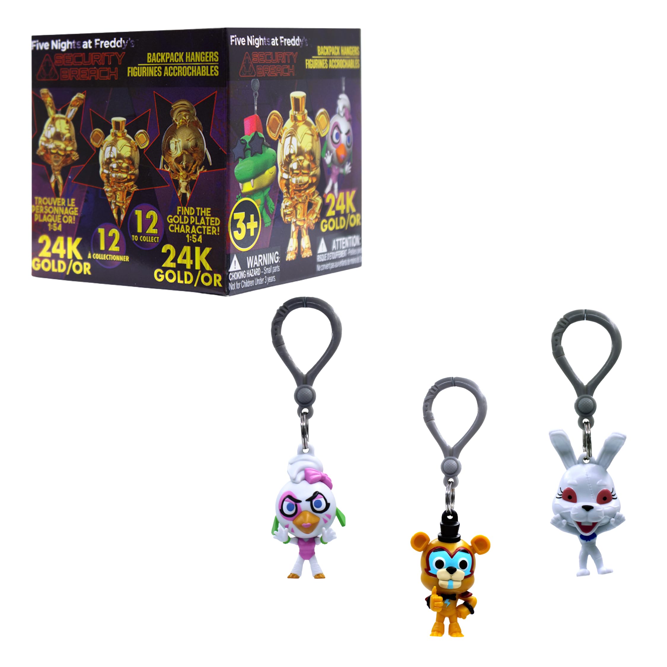 Five Nights at Freddy's Security Breach Backpack Hangers - Series 2
