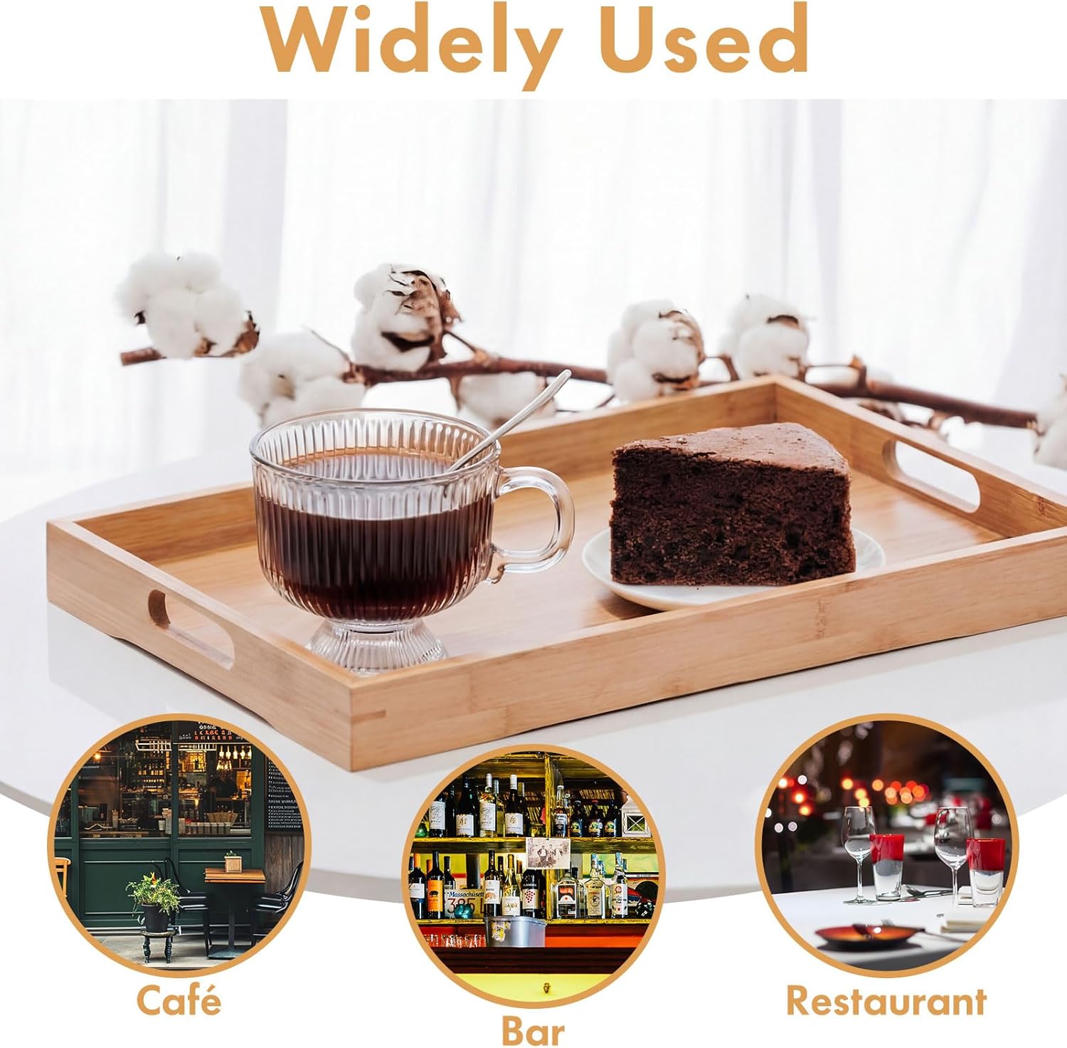 12 Pack Vintage Glass Coffee Mugs with Handle, 8 oz Footed Tea Cups Clear Glass Bowls for Latte, Cappuccino, Oatmeal, Yogurt, Ice Cream, Hot & Cold Beverages(Vertical Stripes)