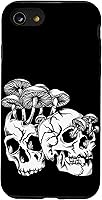 Vista 18 de Skull Goth Gothic Occult Emo Satanic Mushroom Skeleton Case for iPhone 17