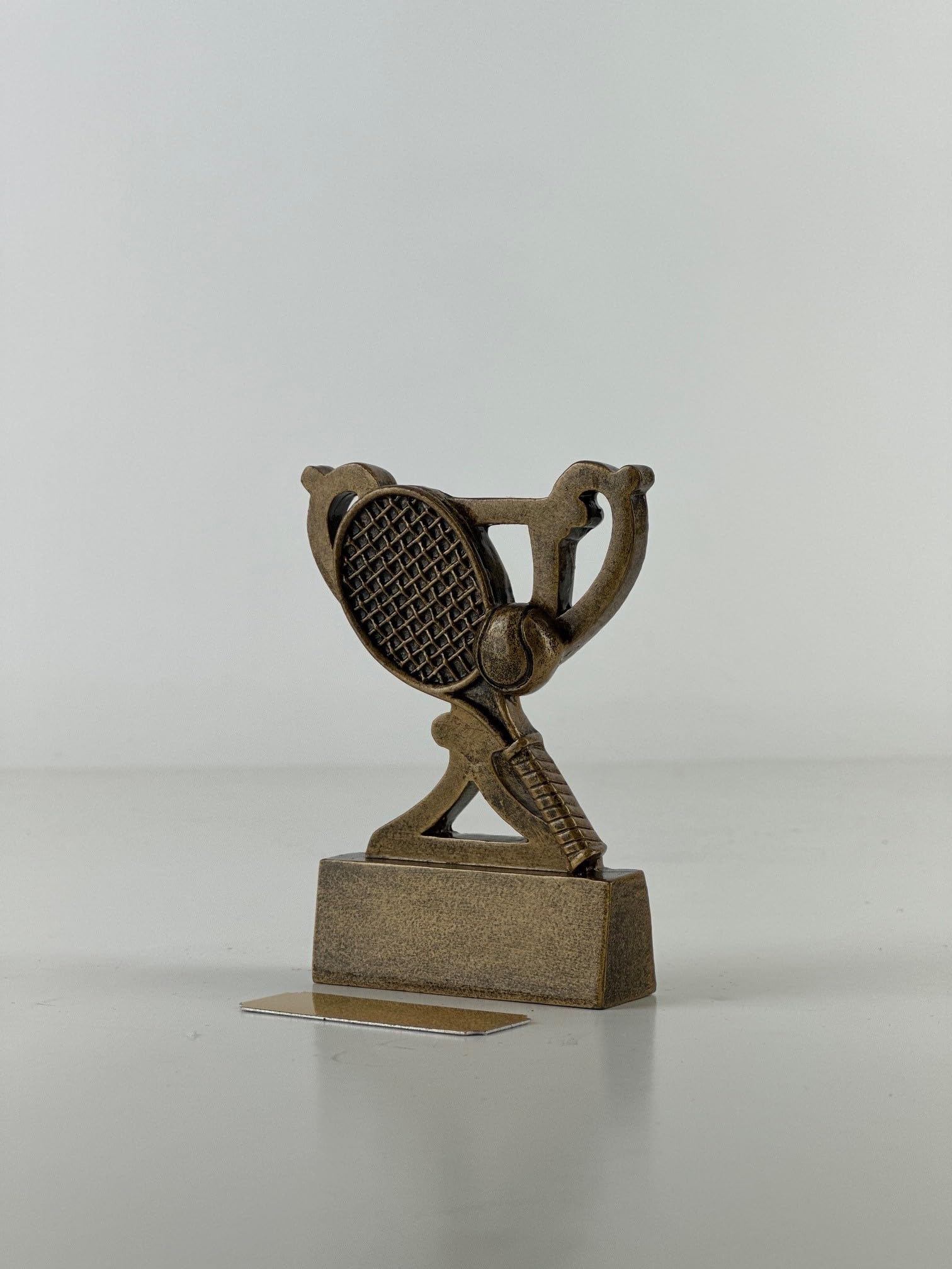 SilverTrophy Mini trofeo da tennis Gold Award, giocatore della partita, MVP, maggior parte degli assi, migliore: serve, rovescio e fronte, vincitore, più migliorato, rally più lungo, racchetta e palla