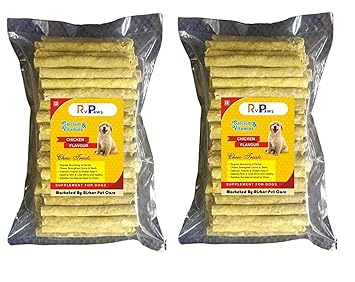 RvPaws Dog Munchy Sticks, Chicken Flavor Chew Sticks, Dog Treats, 500 Gm (Buy 1 Get 1 Free)
