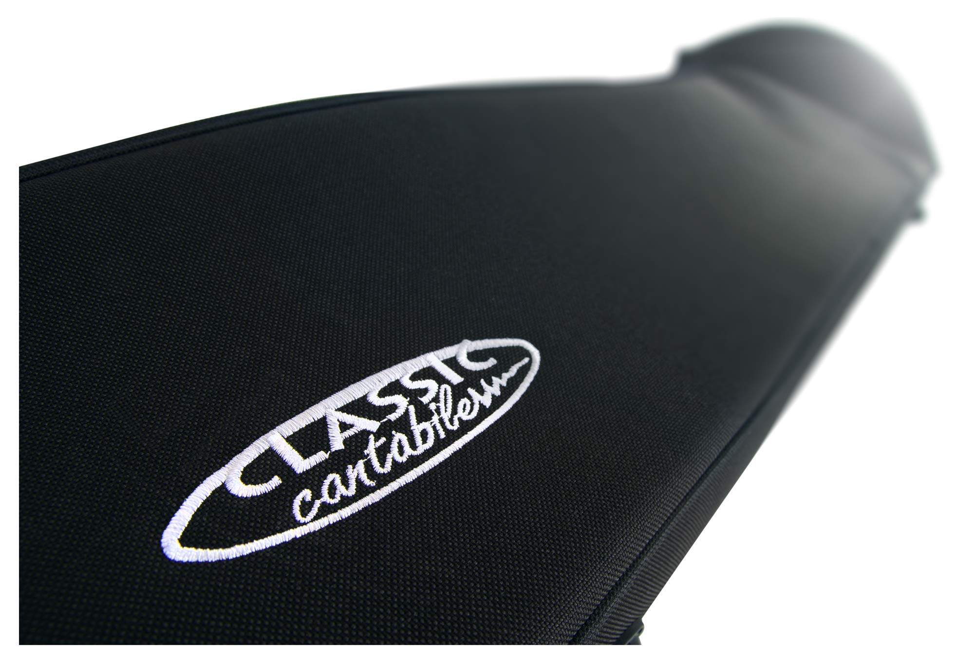 Classic Cantabile Borsa per trombone imbottita - Zaino - Pratica impermeabile e resistente anti strappo imbottito custodia morbida leggera per tutti comuni tromboni - Tasca esterna per accessori Nero