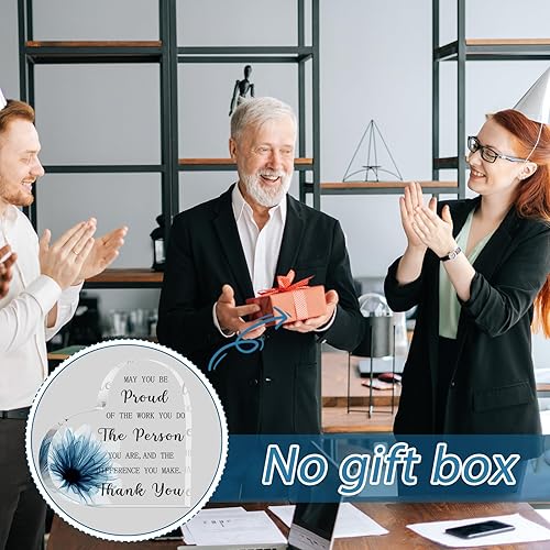 Miniatura 7 de Bucherry 6 carteles de agradecimiento con texto en inglés «May You Be Proud of The Work You Do», regalos de agradecimiento acrílico, regalos