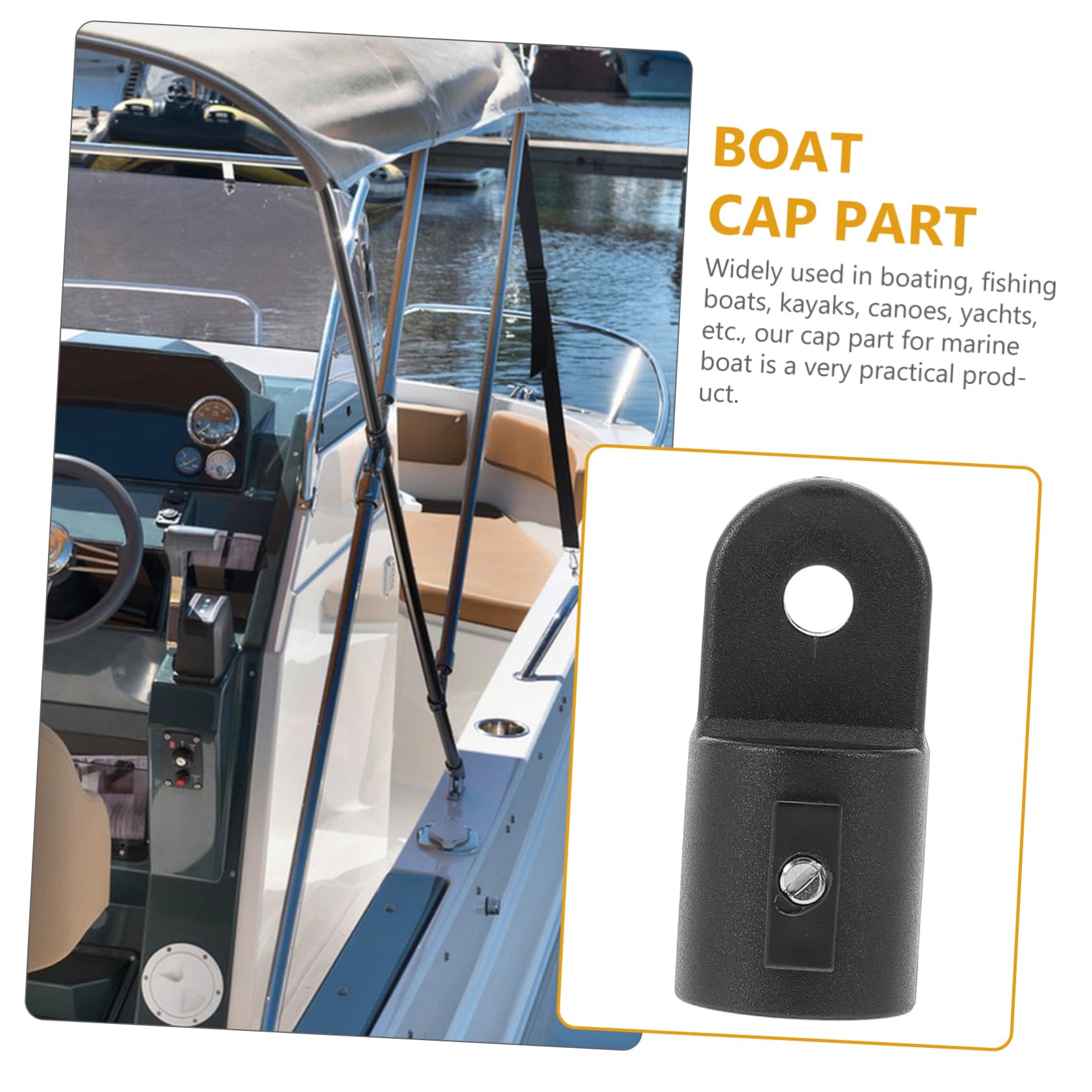ibasenice Rv Awning Ersatzteil Kleine Augen-endkappe Für Boot Yacht Baldachin Praktische Und Leichte Halterung Für Sonnenschutz Und Bootszubehör