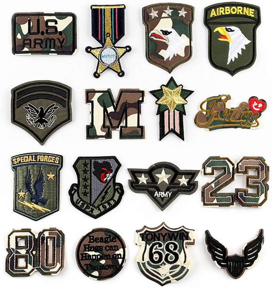 USA Juego de Parche Táctico para Ropa Militar, Sombreros, Chaquetas,  Mochilas y Más