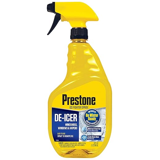 Prestone Trigger Spray Windshield De-Icer, 32 oz., Pack of 6