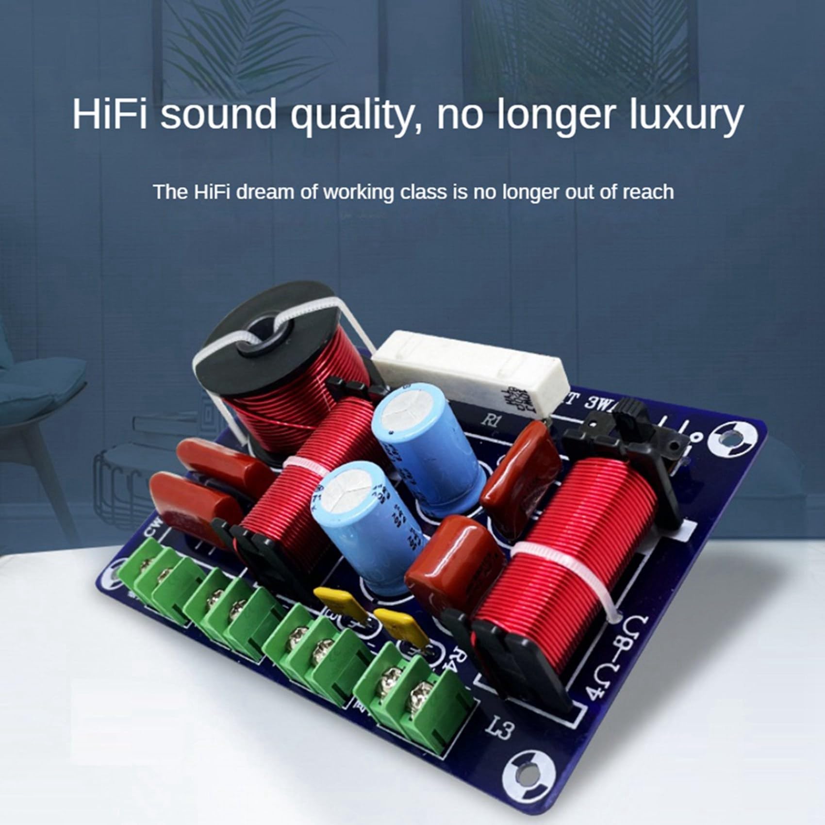 4 unités 3 voies 250 W 850/5200 Hz diviseur de fréquence DIY haut-parleur filtre circuit aigus graves médias HiFi stéréo Audio Crossover