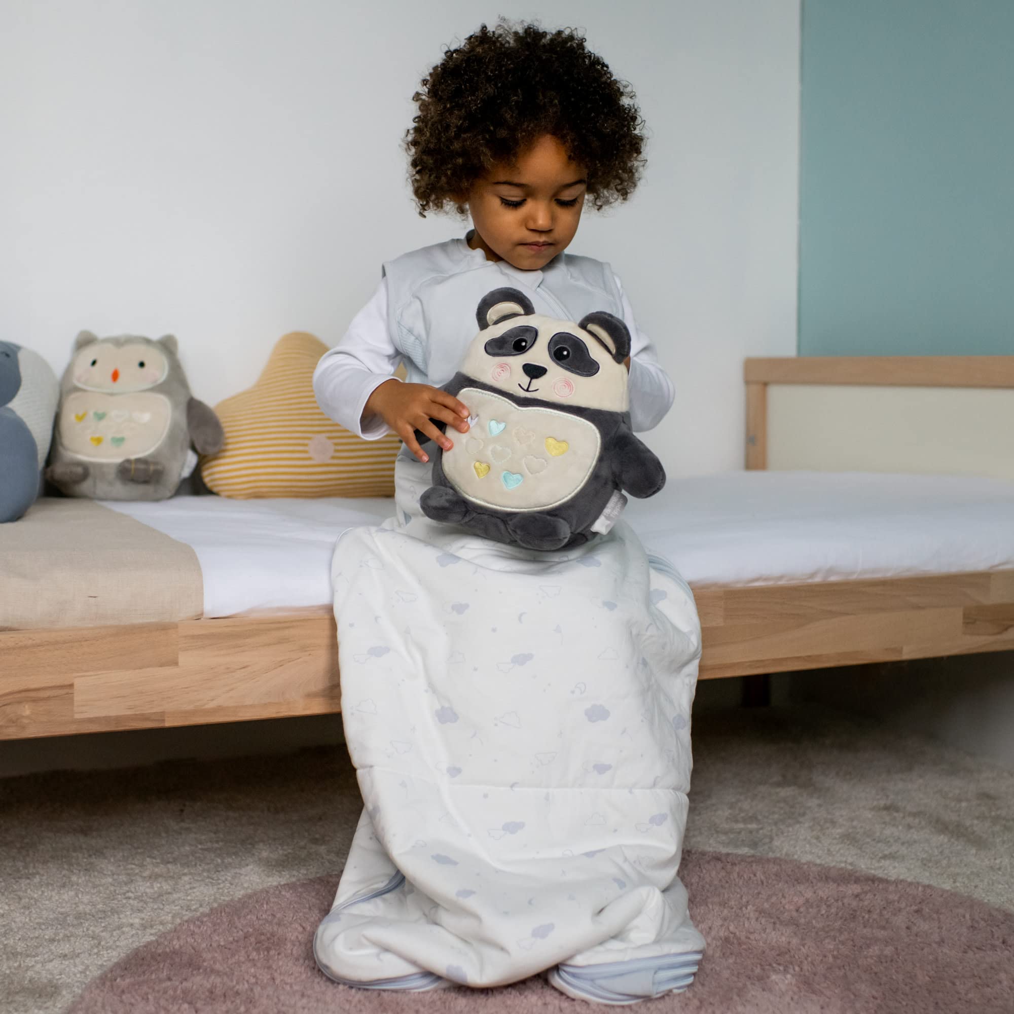 Tommee Tippee Śpiwór całoroczny dla niemowląt, 18-36 m, oryginalny worek na głowę, opracowany przez naukowców zajmujących się snem, Dual-Tog, zdrowy dla bioder, miękki dżersej bogaty w bawełnę i