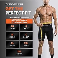 Vista 7 de Shock Doctor Compression Shorts with Protective Bio-Flex Cup, Moisture Wicking Vented Protection - Adult