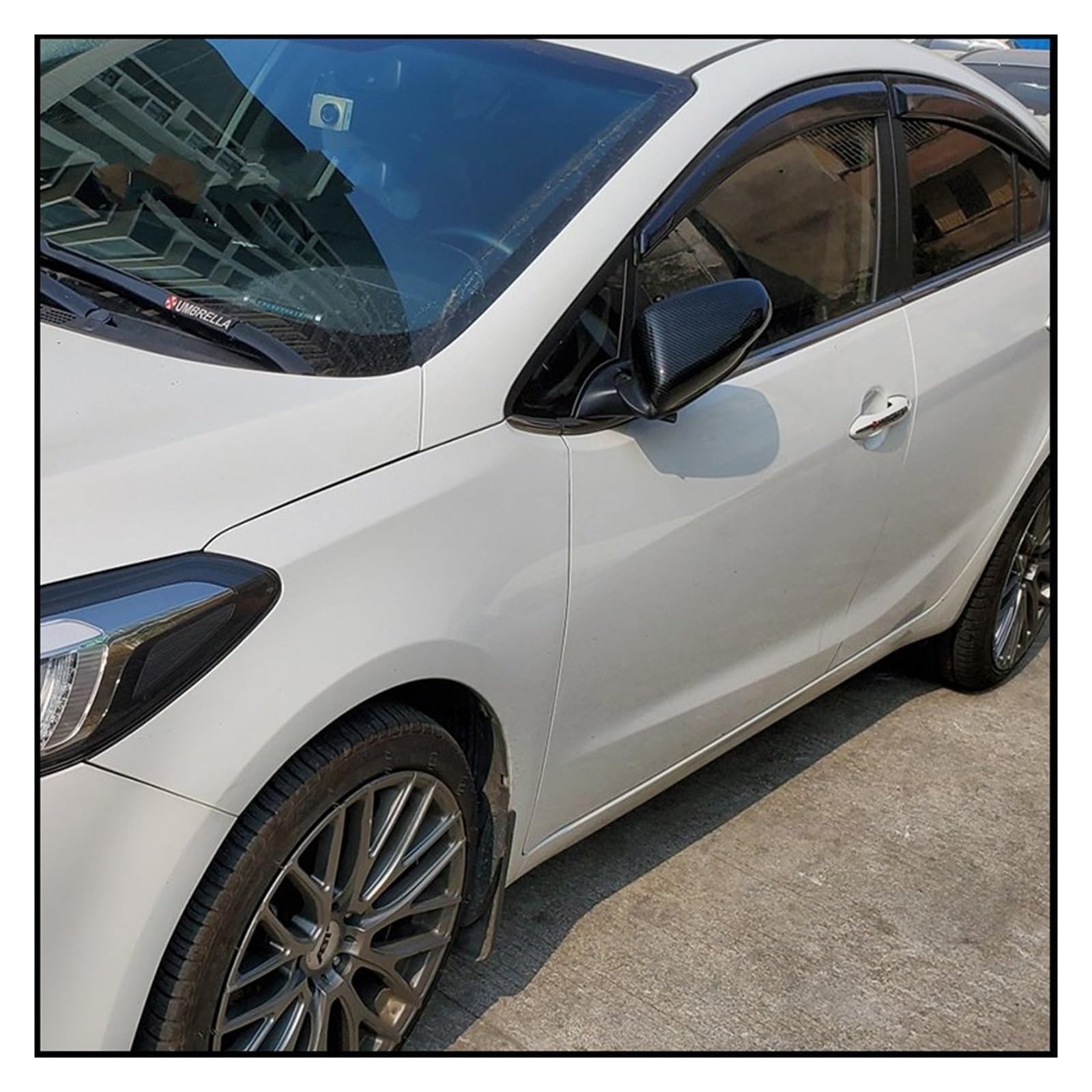 2 Coperture Specchietti Retrovisori Laterali Per Kia Ceed 2013-2017 – In ABS Antigraffio E Antiurto, Sostituzione Diretta