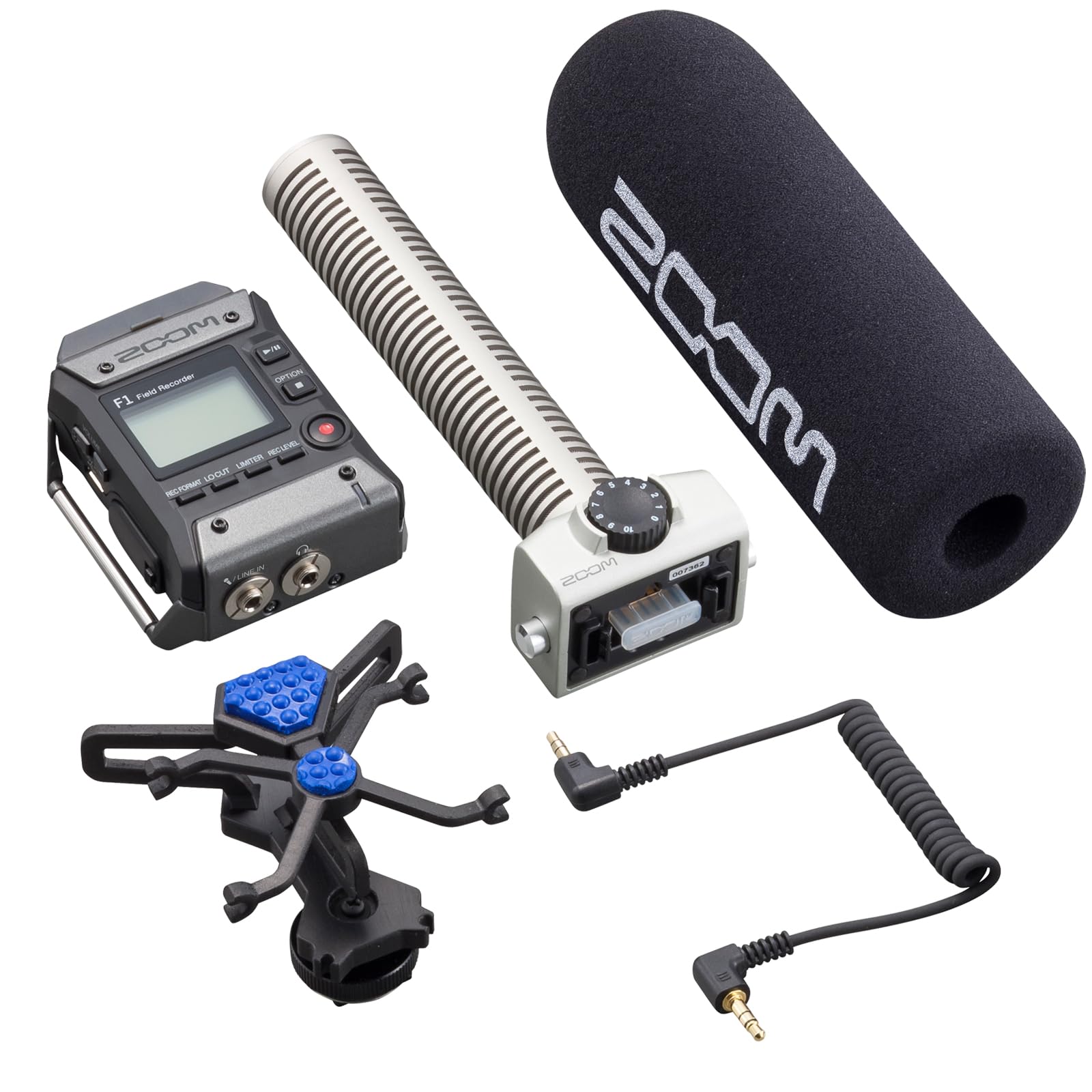 ZOOM F1 フィールドレコーダー セット（おまけつき） 値下げ！Zoom F1 フィールドレコーダーセット、専用ケース、ステレオマイク