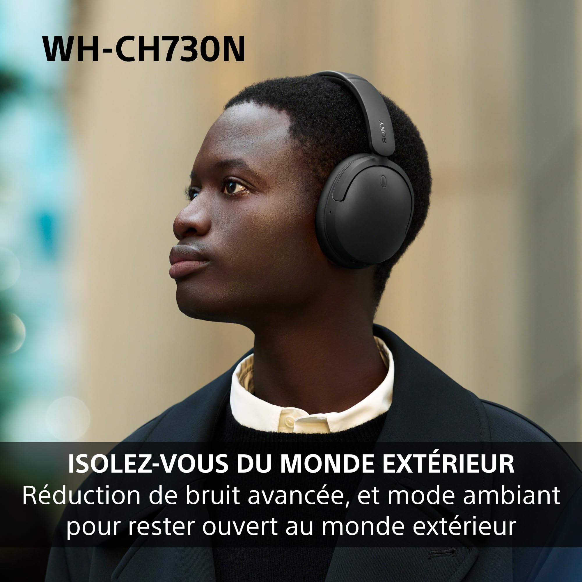 Casque sans Fil à réduction de Bruit Sony WH-CH730N