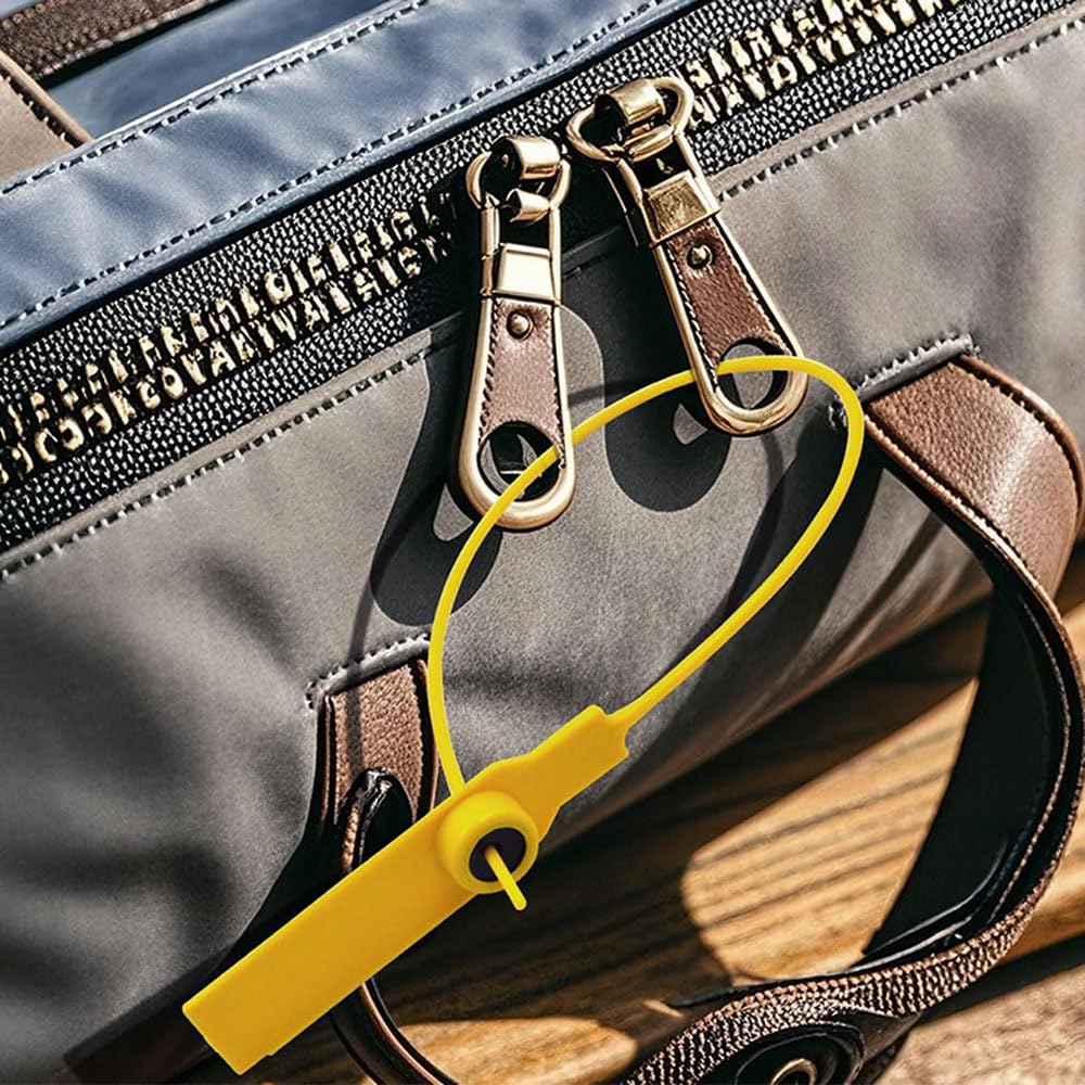 500 Stück Sicherheitsplomben, Kunststoff Plomben Kabelbinder Tags für Koffer, Reisegepäck, Beschriftung, Kleidung, Schuhe, 28cm (Grün)