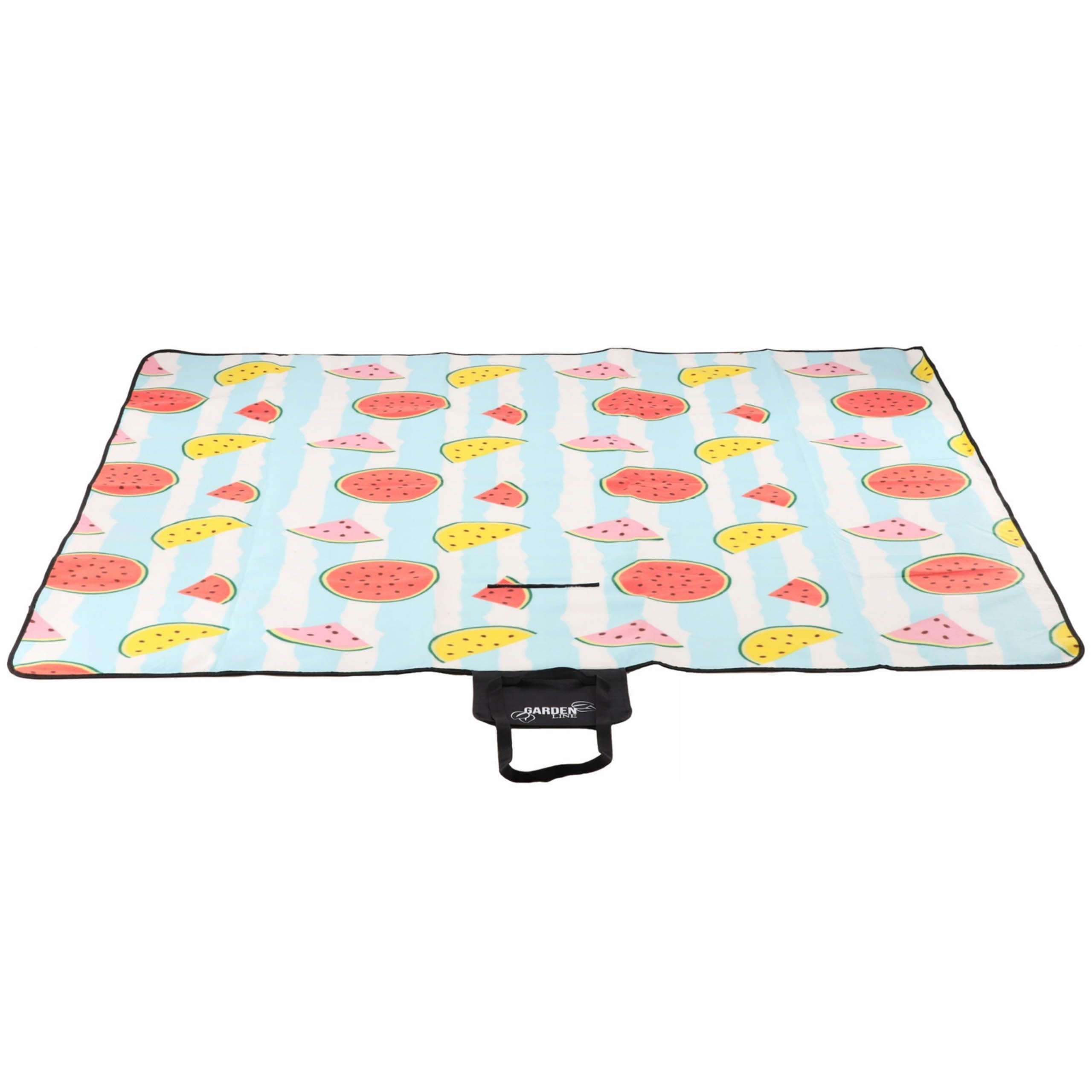 Coperta da picnic con isolamento termico, tappetino da spiaggia, impermeabile, con manico (multicolore, 200 x 200 cm)