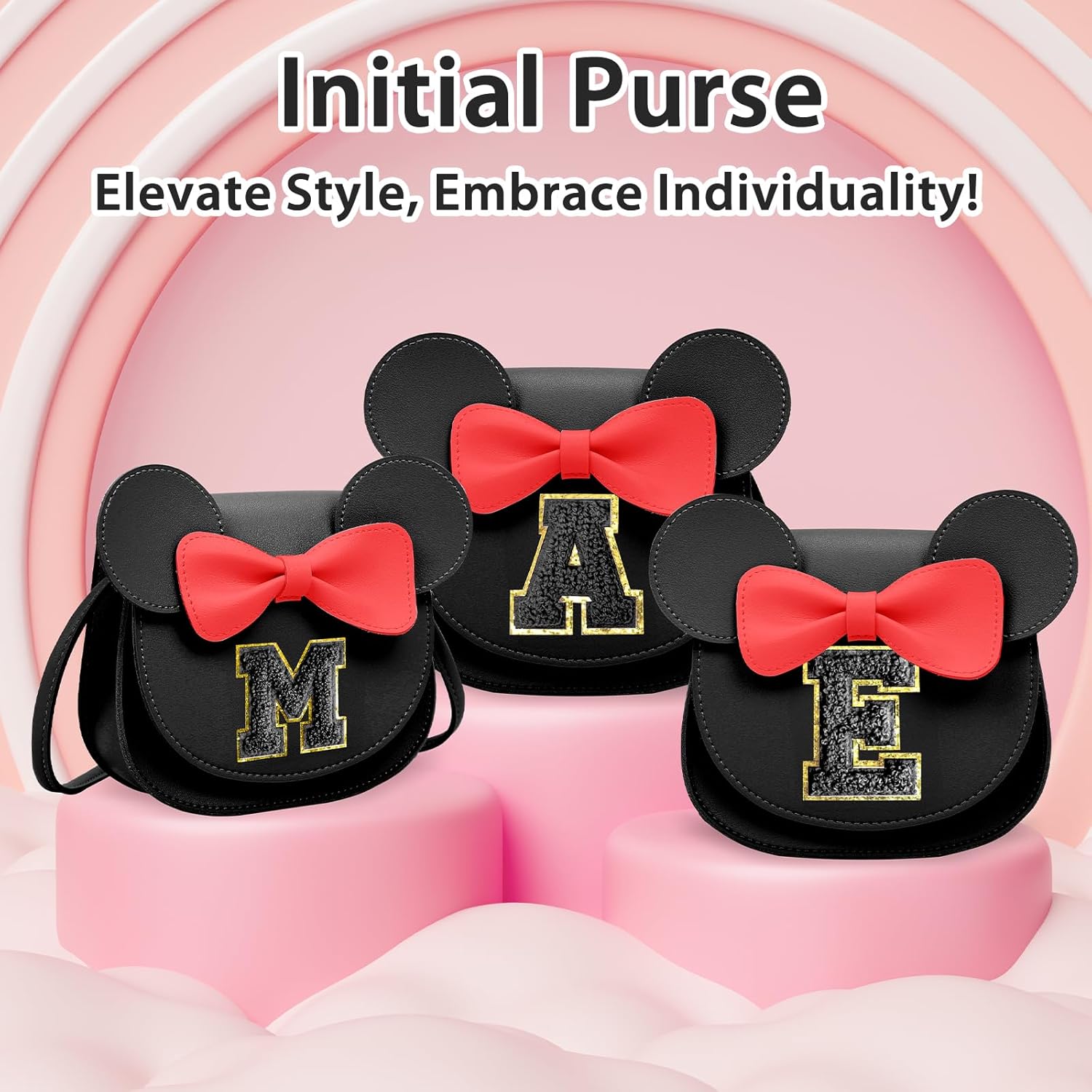 Birthday Gifts for 3 4 5 6 7 8 Year old Girl Initial Toddler Girls Purse Kids Purse for Girls Toddler Girl Gifts Stuff - Image 4