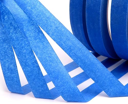 Miniatura 9 de DOAY Cinta Blue Painters de 12 pulgadas x 30 yardas uso multisuperficie 120 yardas en total 4 rollos