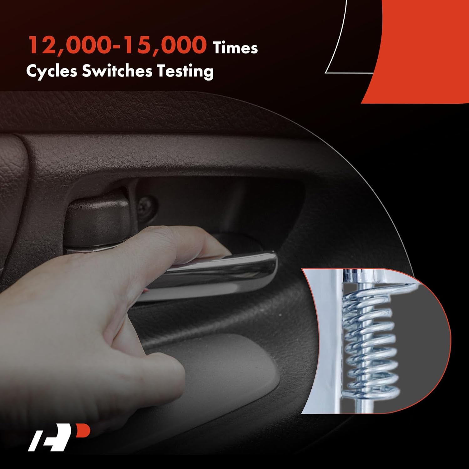 A-Premium Tailgate Handle Liftgate Latch Handle with Camera Hole Compatible with Honda Ridgeline 2010 2011 2012 2013 2014, Chrome, Replace# 74810-SJC-A21ZK