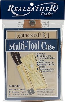 Realeather Crafts Multi, Tool Sheath Kit, Natural