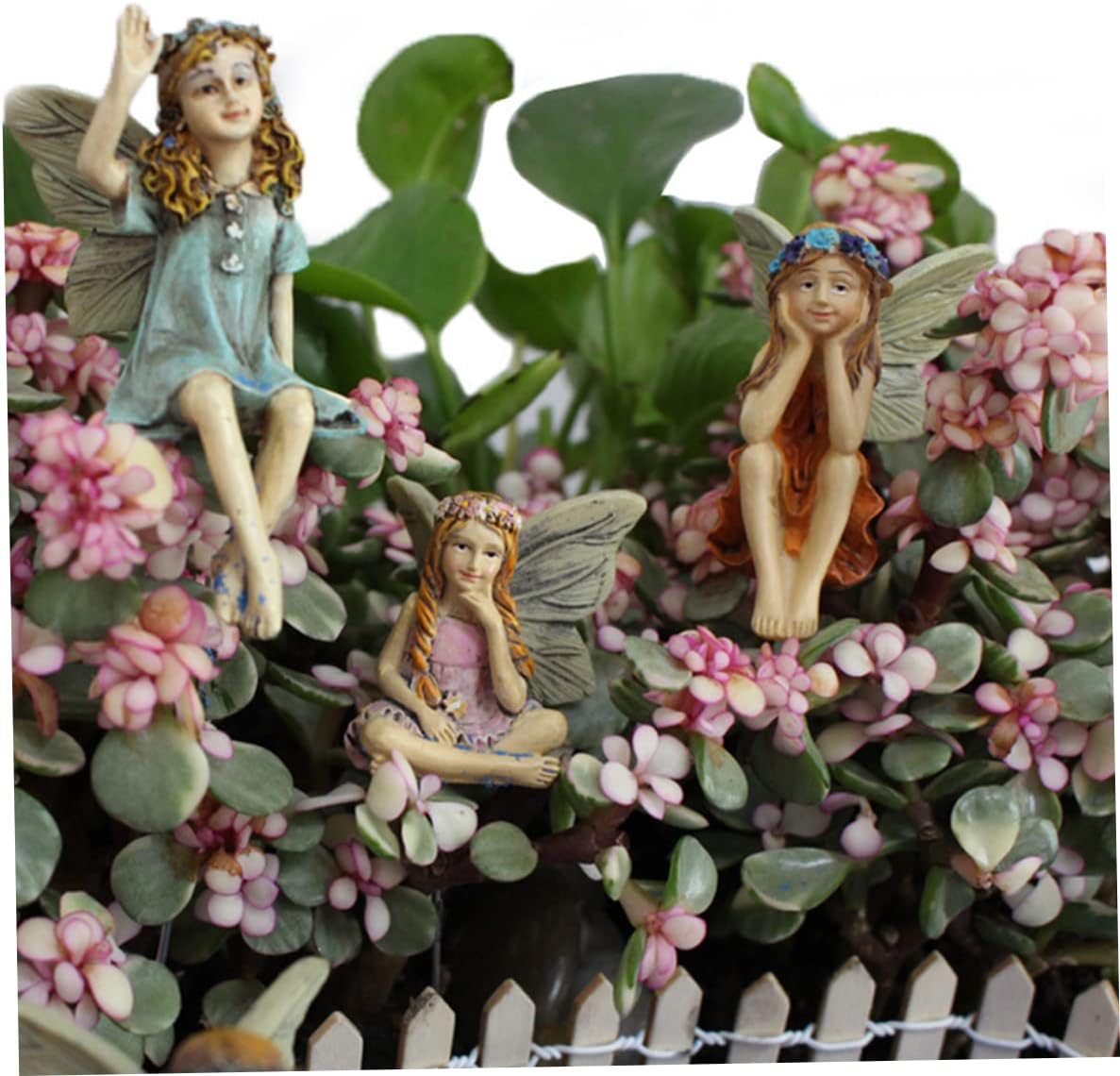 Set of 6 Mini Fairies,Flower Fairy Flower Pot Decoration Fairy Ornaments Miniature Fairies Figurines Accessories for Outdoor Decor image 3