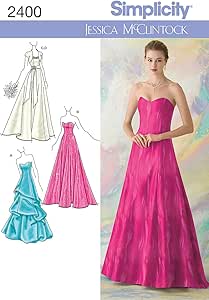 Amazon.com: Simplicity Sewing Pattern 2400 Misses Special Occasion ...