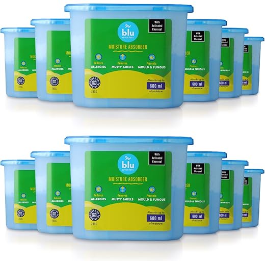 BLU by Absorbia Moisture Absorber with Activated Charcoal Pa