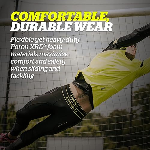 Miniatura 3 de Storelli BodyShield 34 Goalkeeper Leggings 2  34 Length Padded Soccer Pants  Enhanced Lower Body Protection