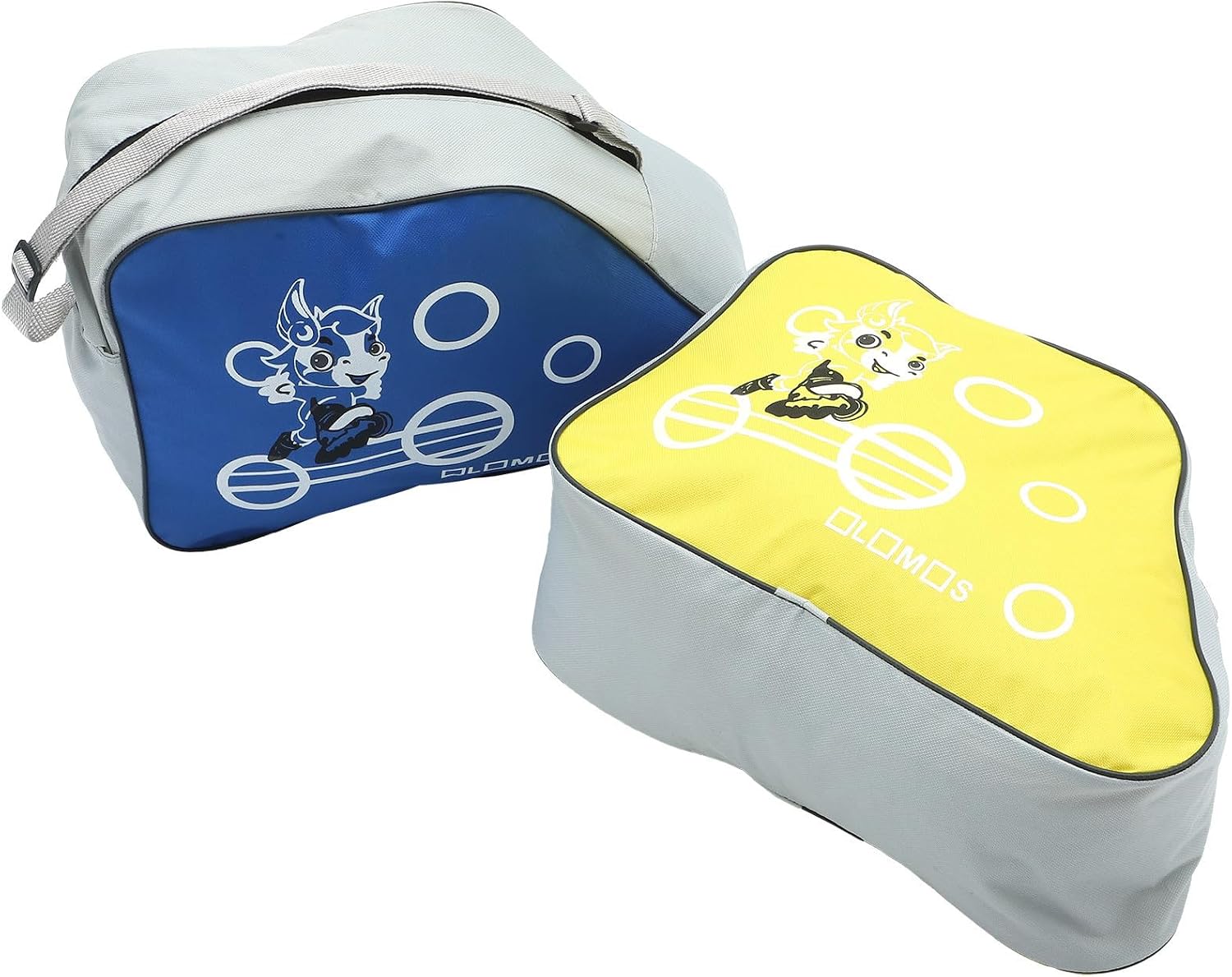 Portable Roller Skates Bag with Multi-functional Design for Ice Skates 2pcs Reusable Oxford Cloth Material for Young Athletes and Outdoor Activities