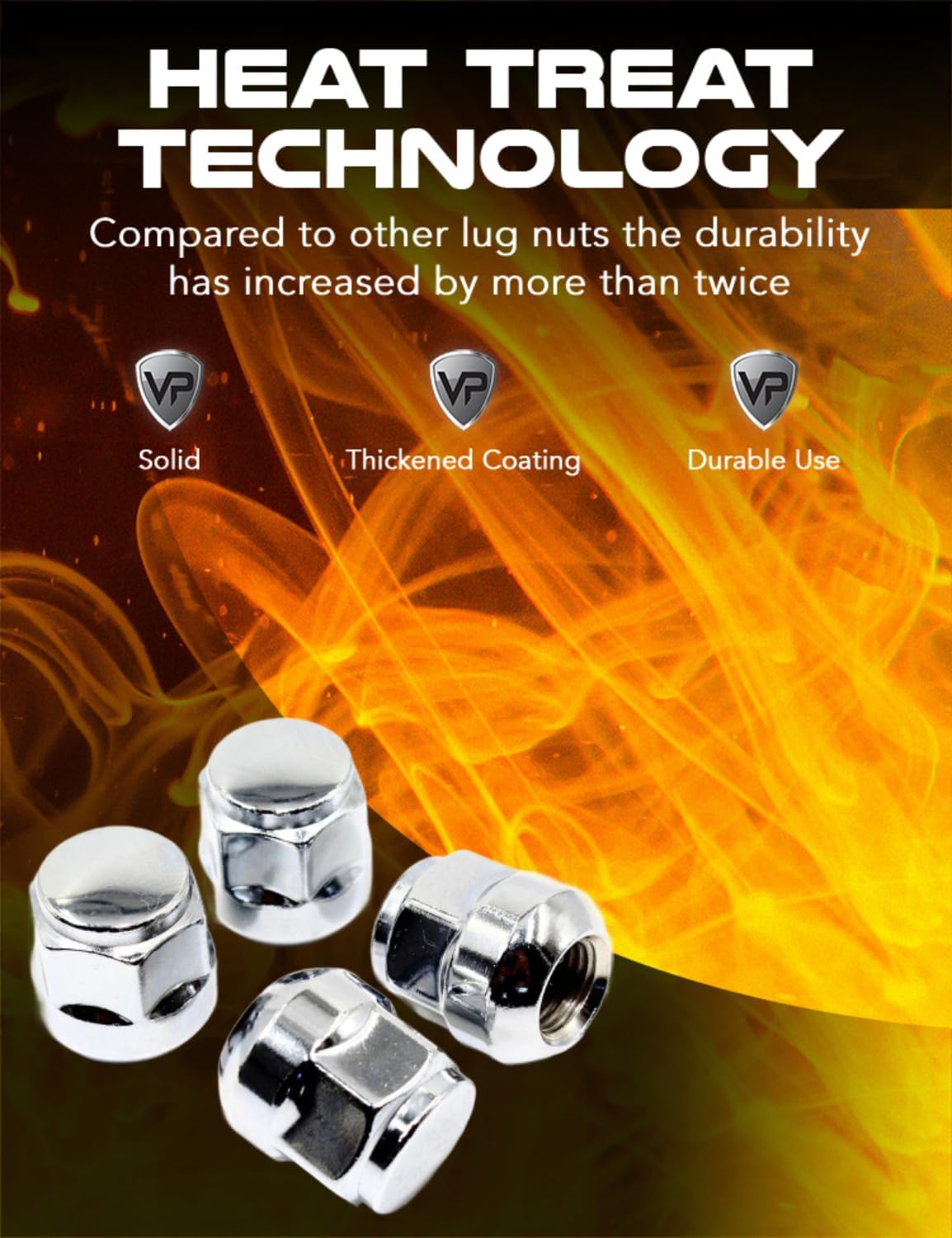 Set of 20 Veritek 14x1.5mm 1.12 Inch 28.4mm Overall Length 22mm 7/8 Hex Radius Ball Seat Chrome OEM Factory Style Lug Nuts for Honda Acura