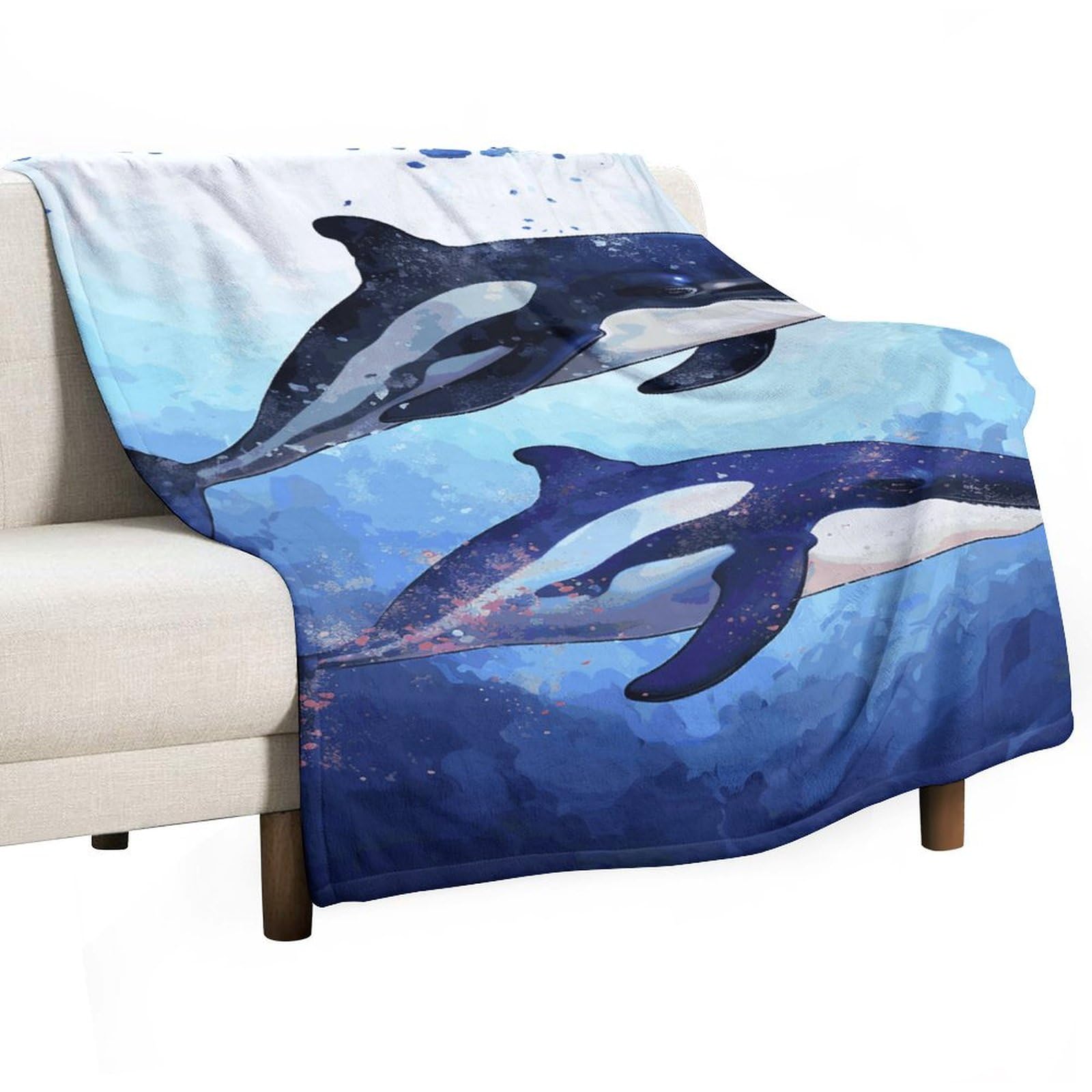 Couverture polaire en flanelle douce 127x178 cm pour lit et canapé toutes saisons
