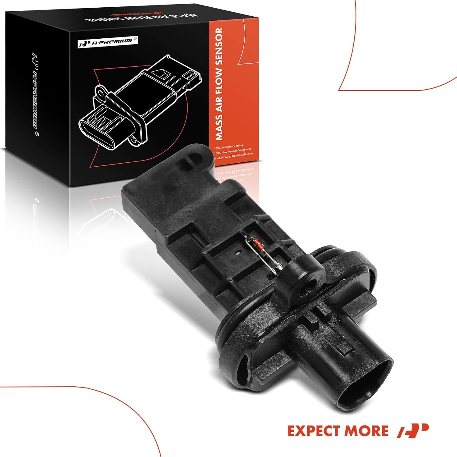 A-Premium Mass Air Flow Sensor Meter W/5Pins [DOHC, 1.4 1.8 2.8 3.6L] Compatible with Chevrolet Cruze 2011-2012, Camaro 2010-2011, Sonic 2012, Volt 2011-2014 & Cadillac ELR SRX & Buick LaCrosse
