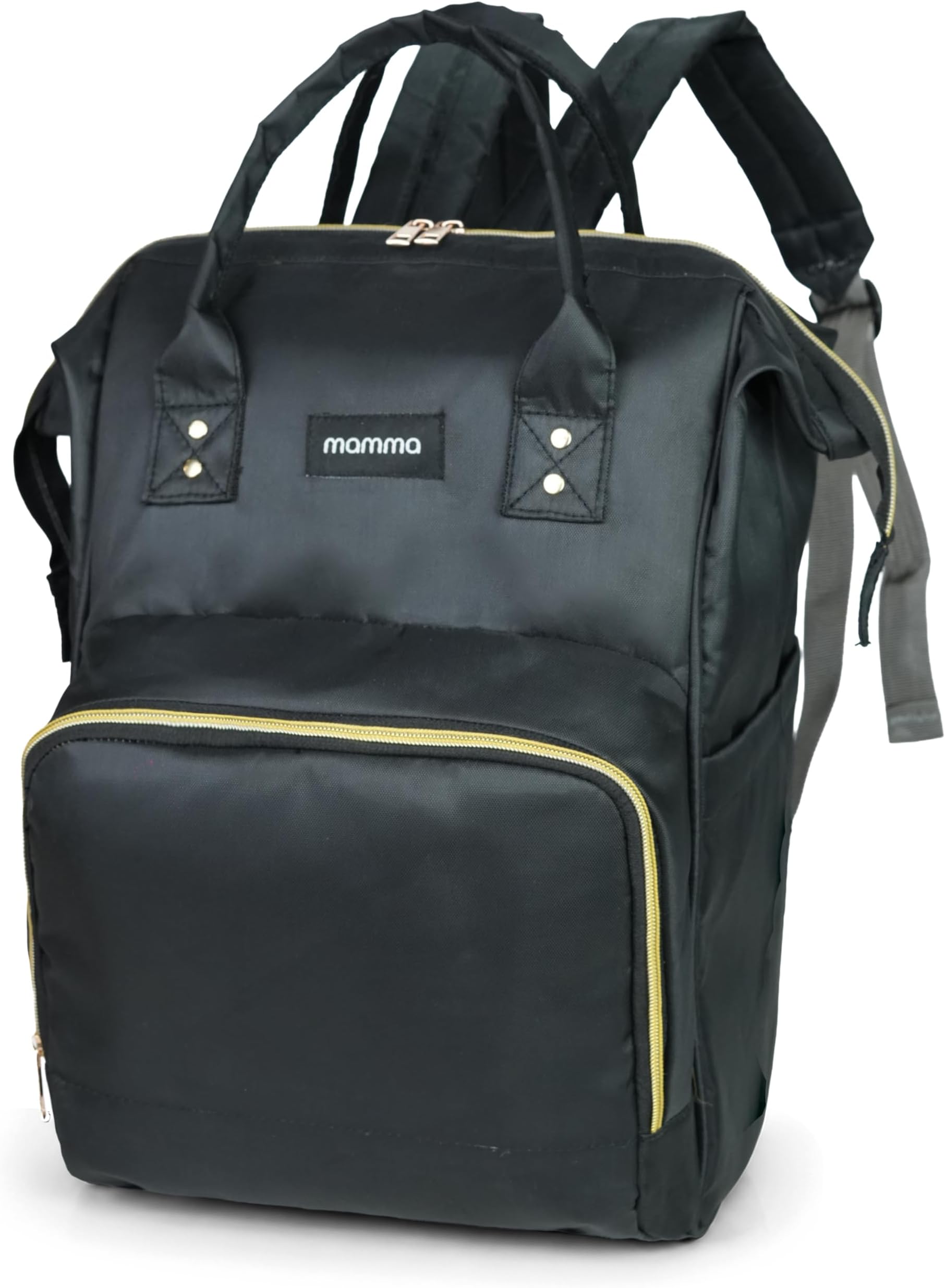 MAMMA Baby Diaper Bag for Mothers Traveling | Backpack for Moms to Travel with Newborns | Includes Small Diaper Handbag for Day Outings