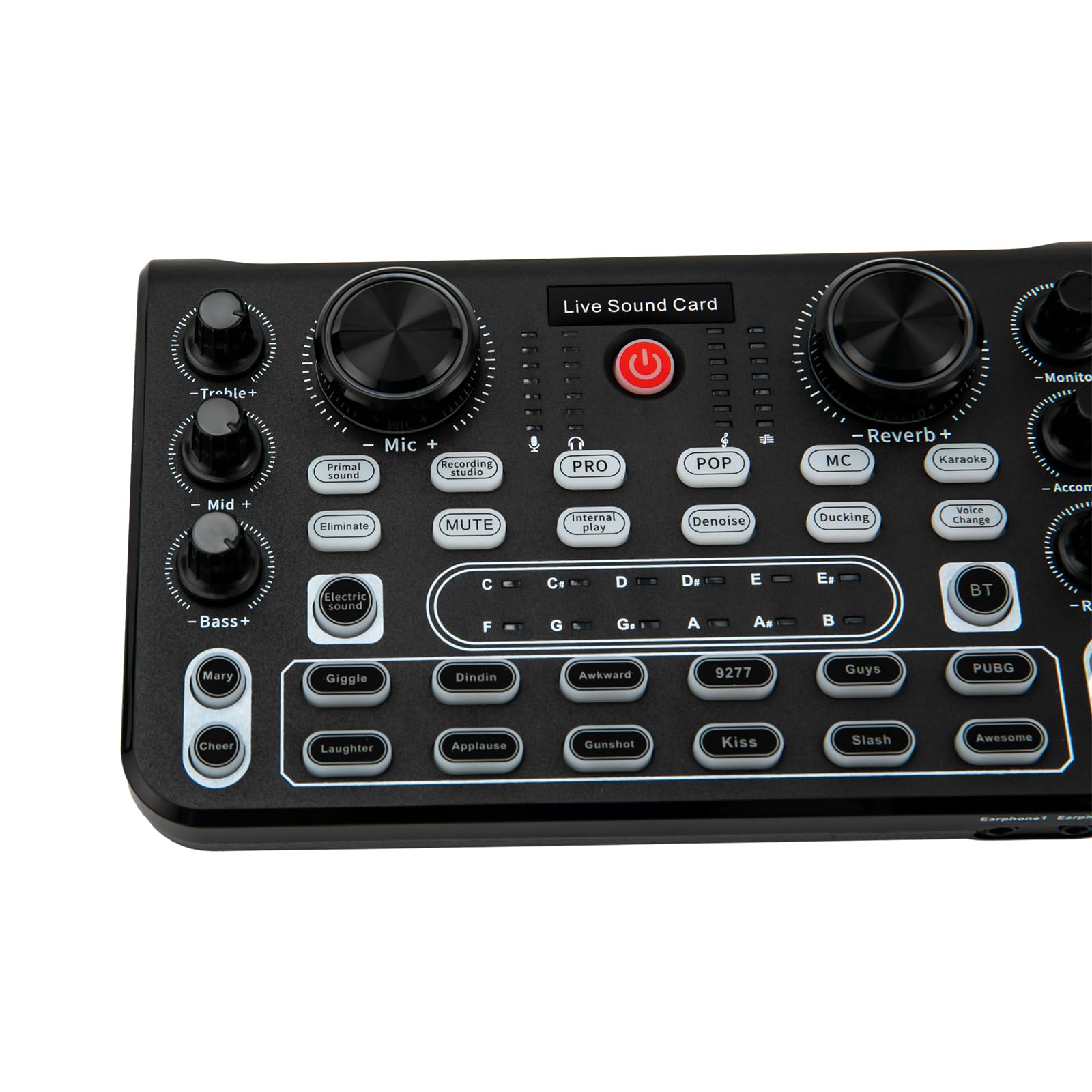Stimmverzerrer, Sprachverzerrer, PC-Soundkarte, Live Soundkarte, externe Soundkarte für die Konsole, Live - Aufnahme und Interaktive Audiosteuerung