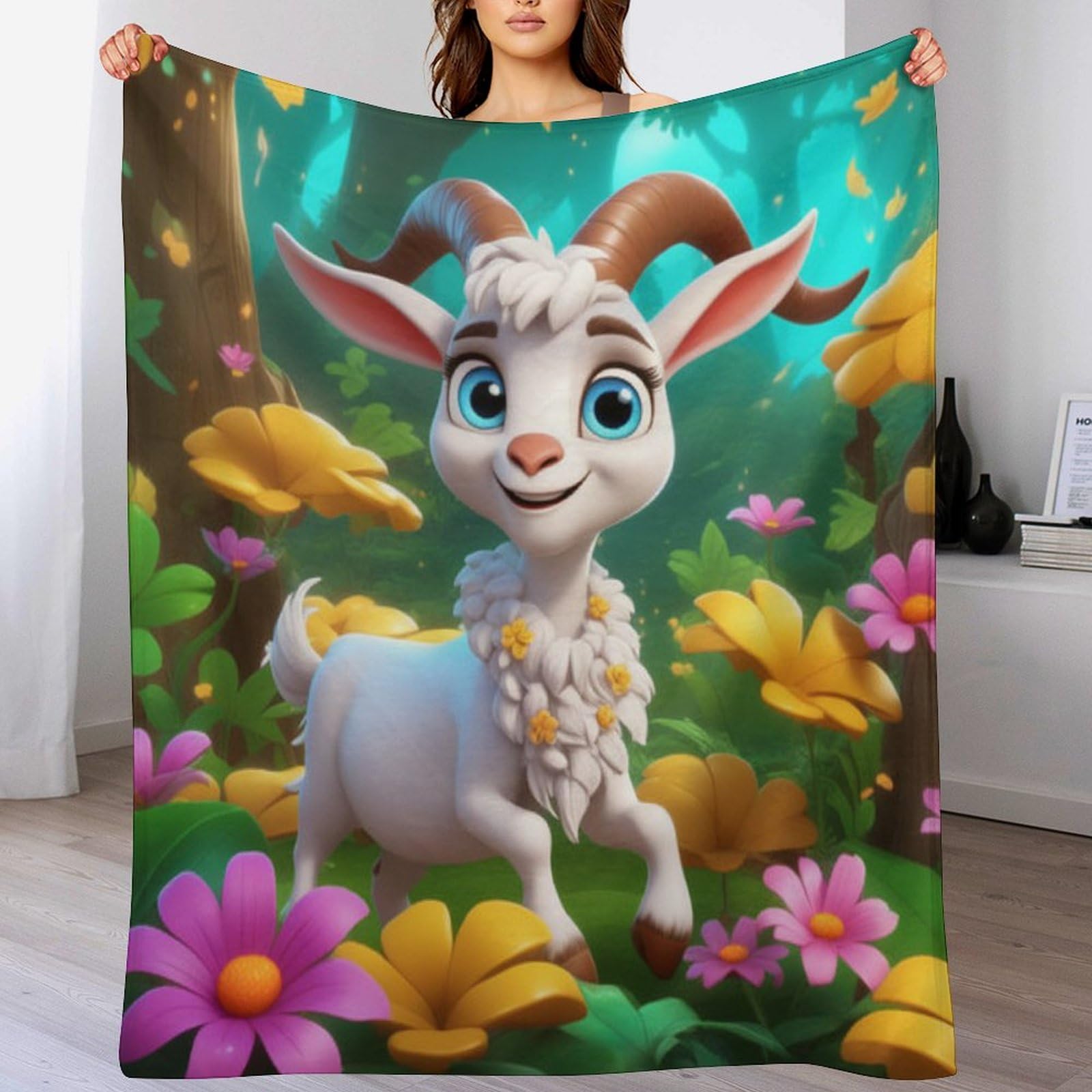 Couvre-lit mouton mignon pour réchauffer l'ambiance de la chambre des enfants