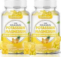 Vista 25 de softbear Sugar Free Potassium Magnesium Gummies for Adults Kids, High Absorption Potassium Supplement Gummies Supports Leg Cramps & Muscle & Immune